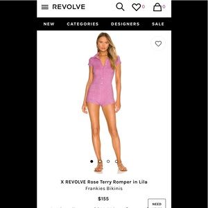 Frankie’s Bikini Striped Terry Romper